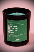 Honey & Tobacco Scented Candle image 0