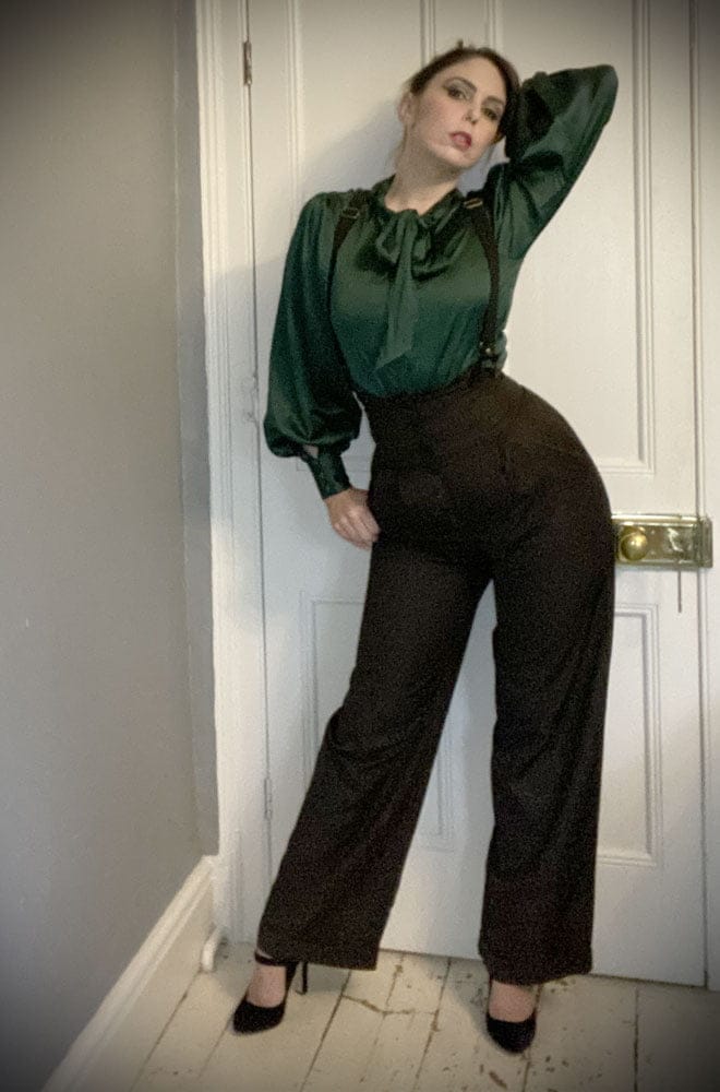 Black Thelma Trousers image 4