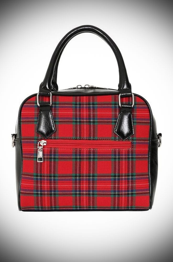 Red Tartan Handbag image 2