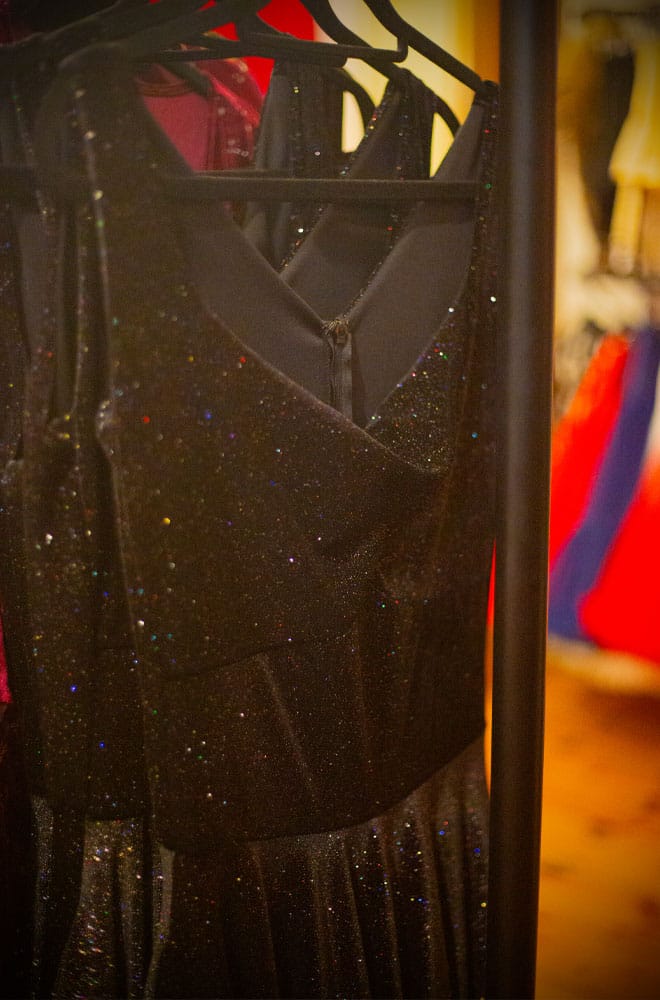Rainbow Glitter Velvet Bettie Wiggle Dress image 8