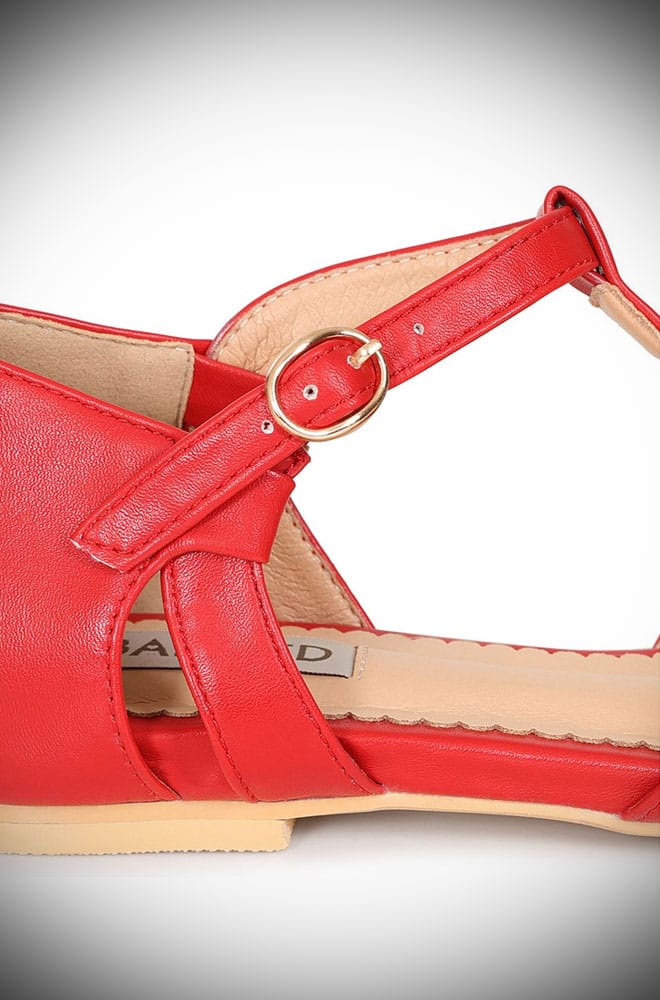 Red Secret Love Flats image 3