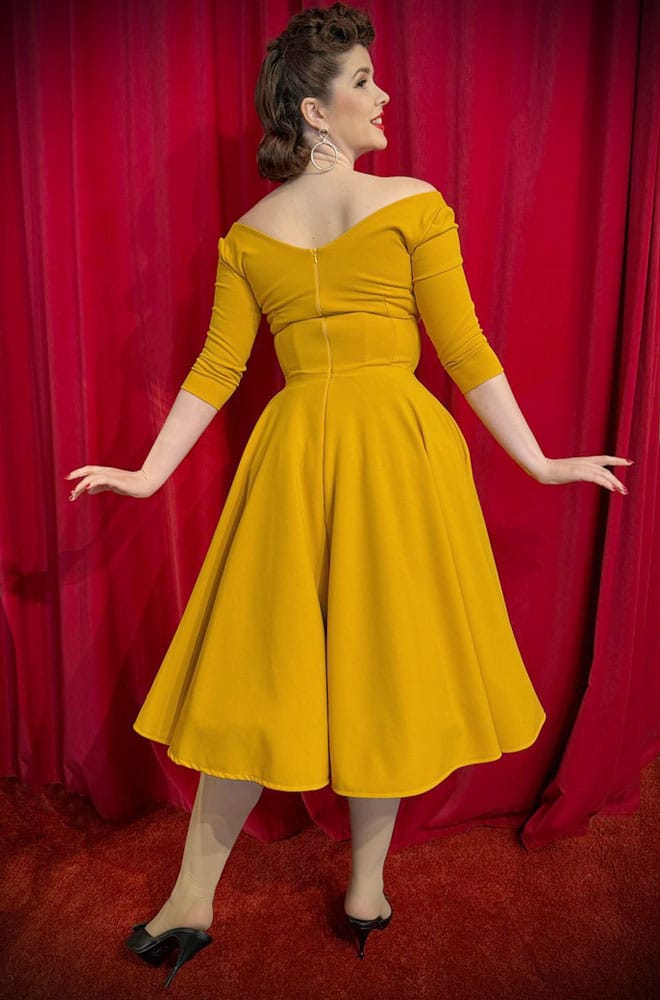 Golden Yellow Adora Swing Dress image 2