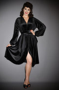 Black Velvet Claudia Dress image 0
