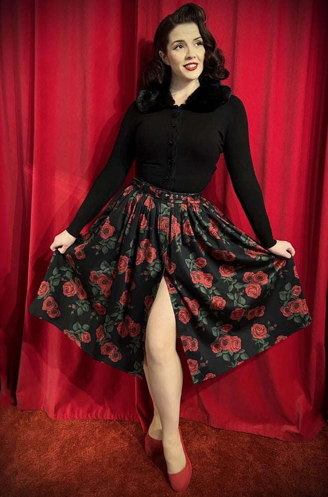 Faux Fur Collar Cardigan image 2