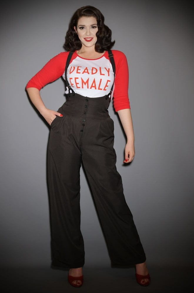 Black Thelma Trousers image 0