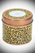 Gin & Tonic Leopard Print Tin Candle image 0