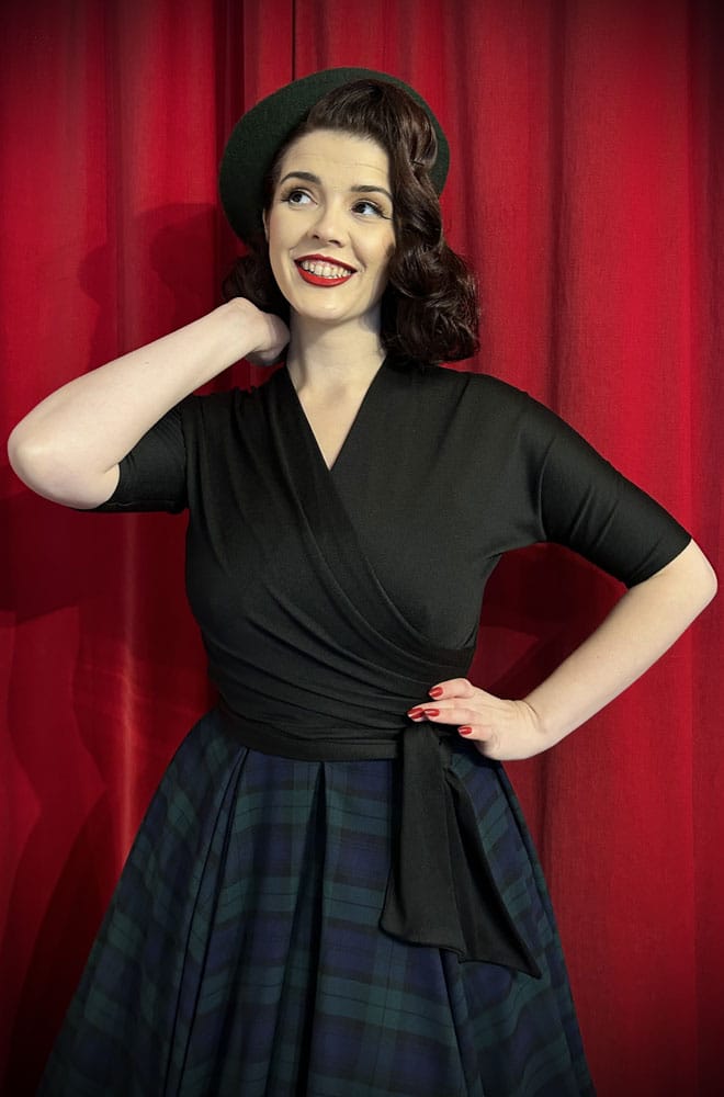 Knit Wrap Top image 1