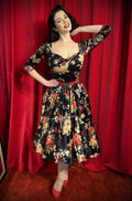 Winter Rose Velvet Adora Swing Dress image 0
