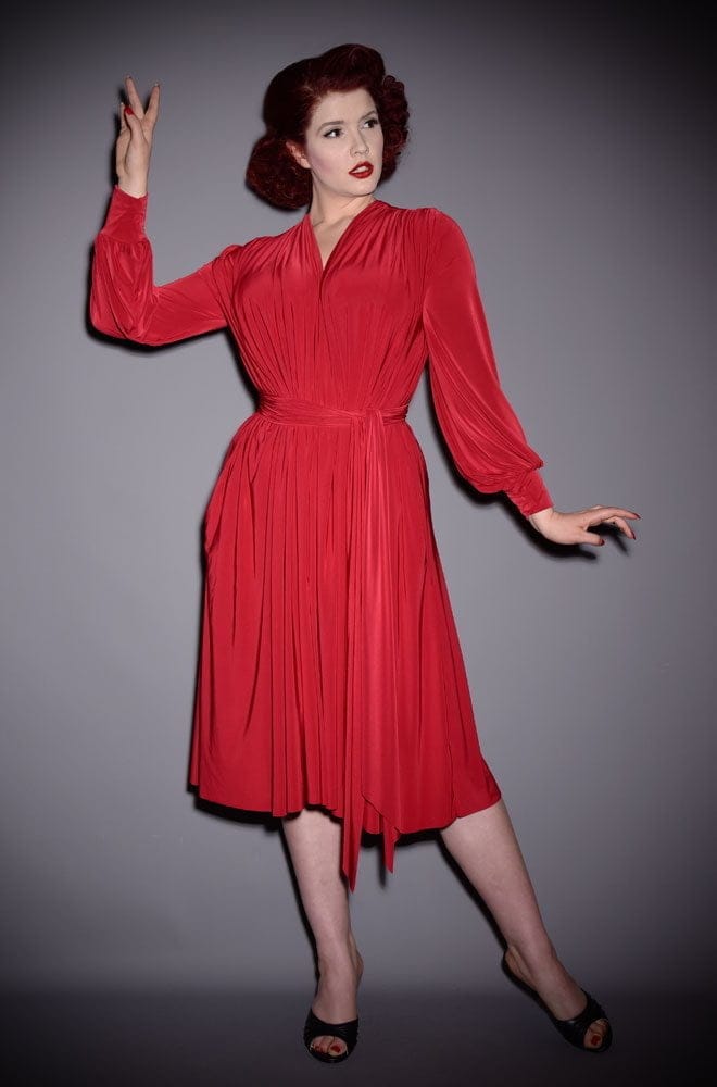 Red Claudia Dress image 9