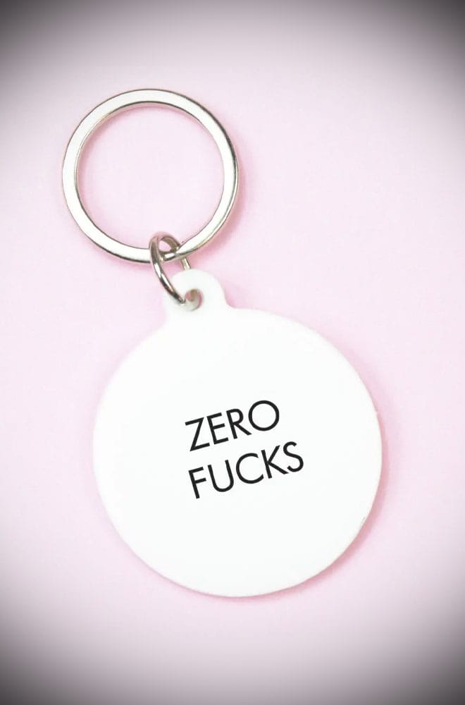 Zero Fucks Keytag image 0