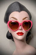 Pink Heart Eyes Sunglasses image 0
