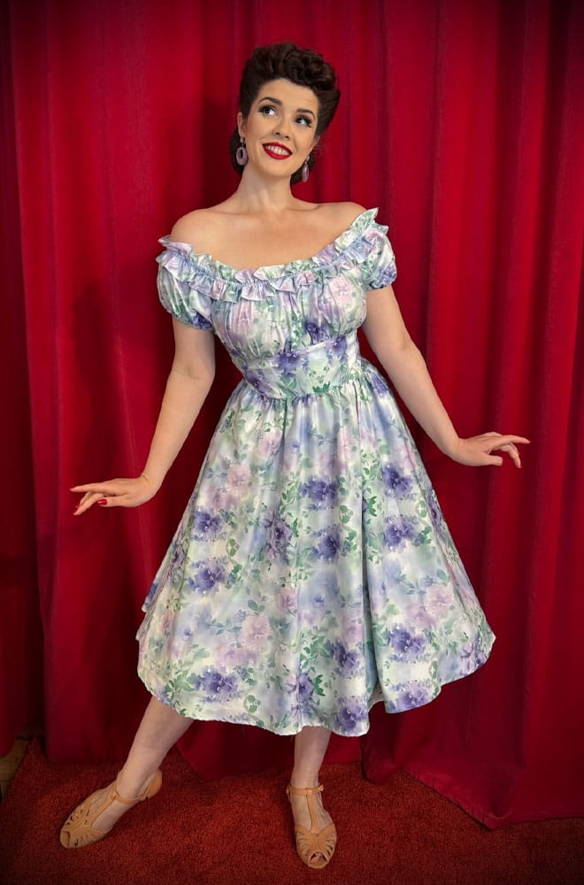 Watercolour Wildflower Swing Dress image 0