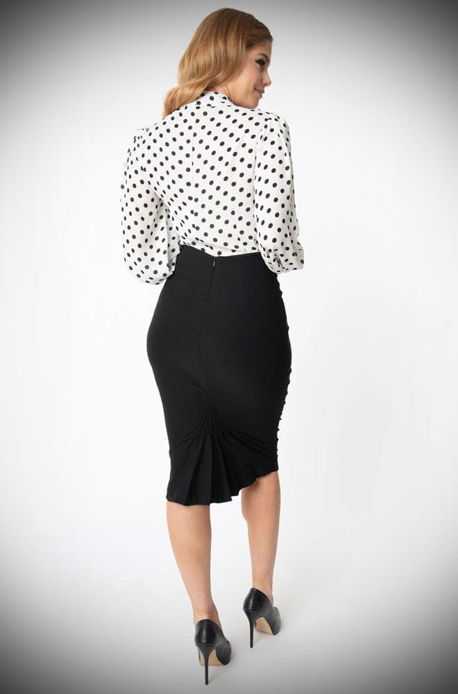 High Waisted Tracy Wiggle Skirt image 7