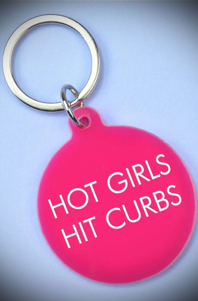 Hot Girls Hit Curbs Keytag image 0