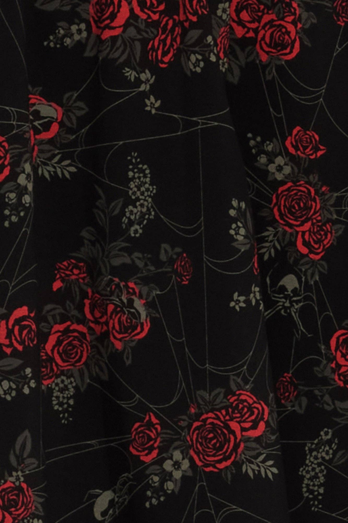 Poisoned Rose Midi Dress
