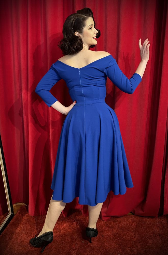 Electric Blue Adora Swing Dress  Deadly is the Female