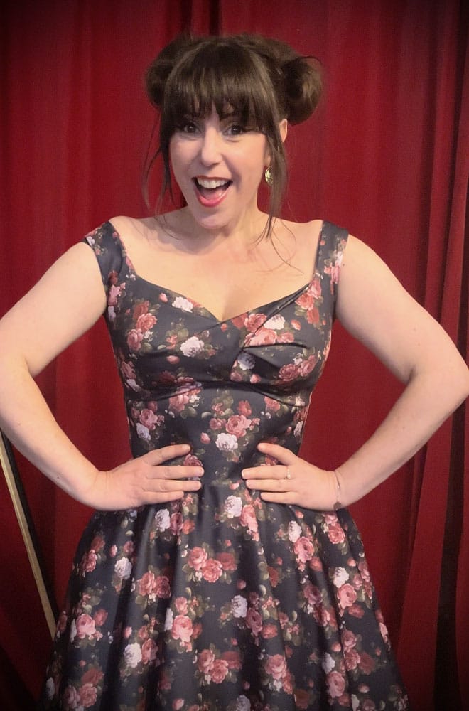 Aurora Vintage Floral Swing Dress image 7