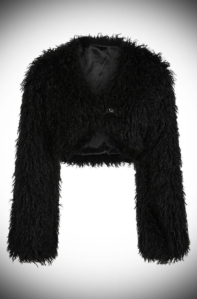 Faux Fur Cropped Jacket image 2