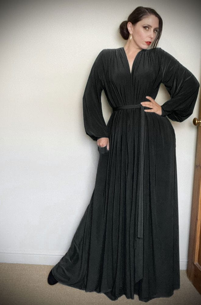 Black Claudia Gown image 6