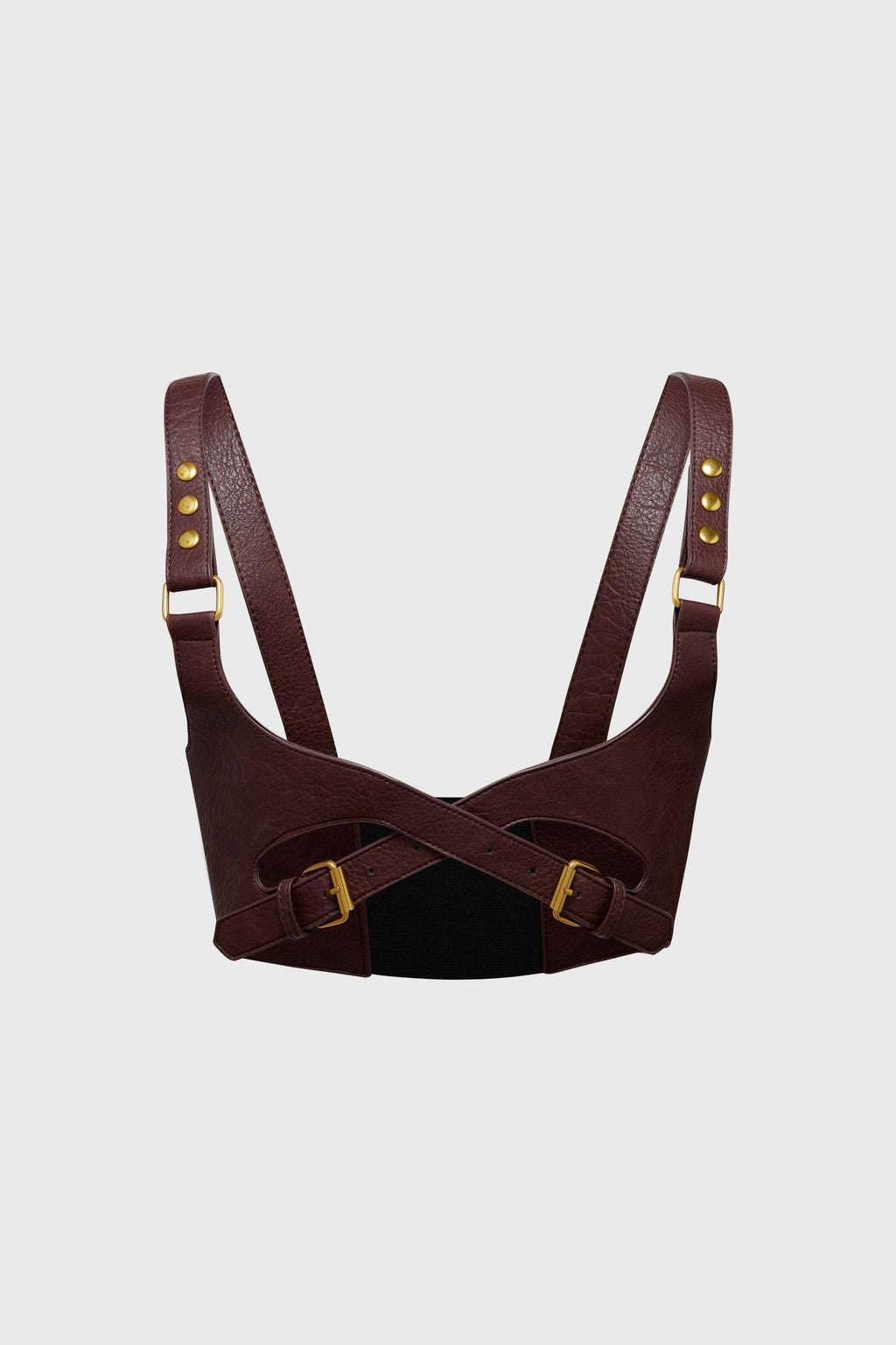 Roseate Harness in Brown/Gold