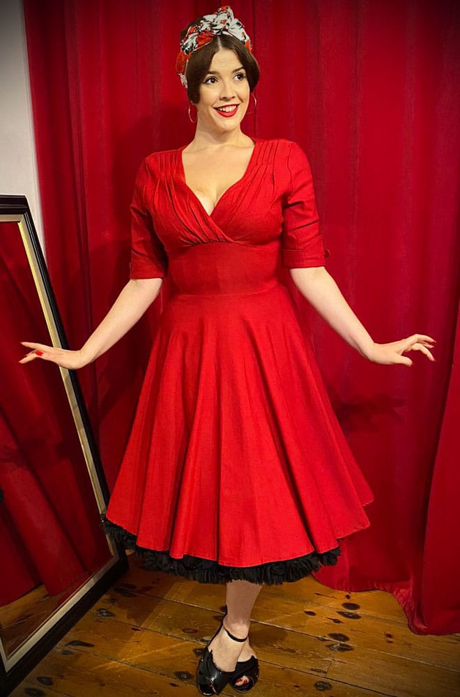 Red Delores Dress image 6