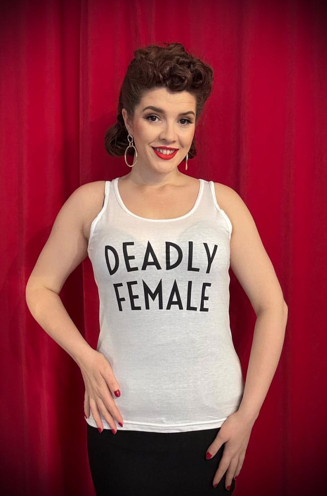 White Deadly Female Vest image 3