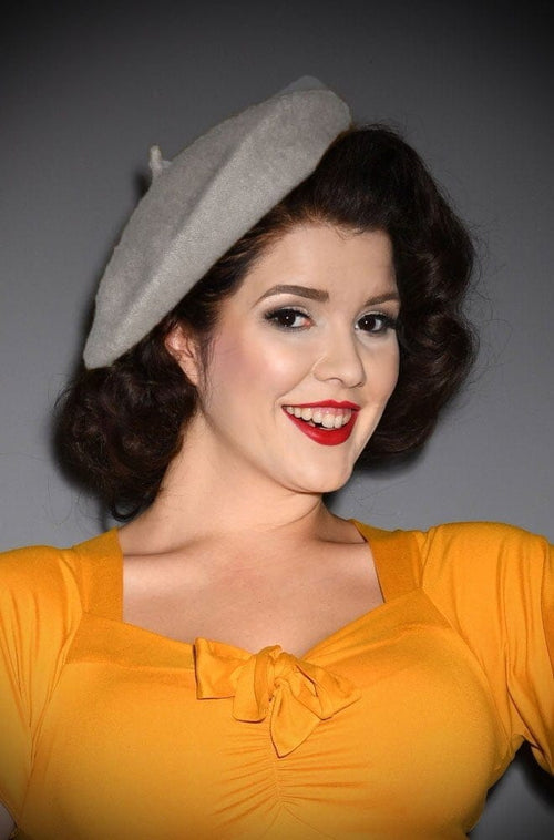 Beige Film Noir Beret image 0