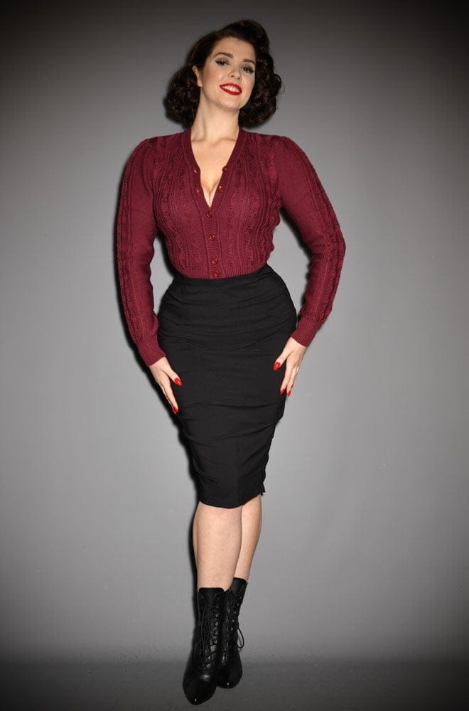 High Waisted Tracy Wiggle Skirt image 4