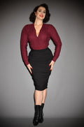 High Waisted Tracy Wiggle Skirt image 0