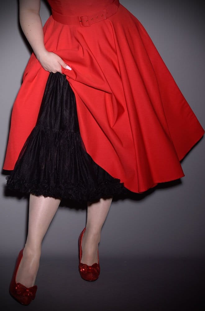 Black 50's Chiffon Petticoat image 3