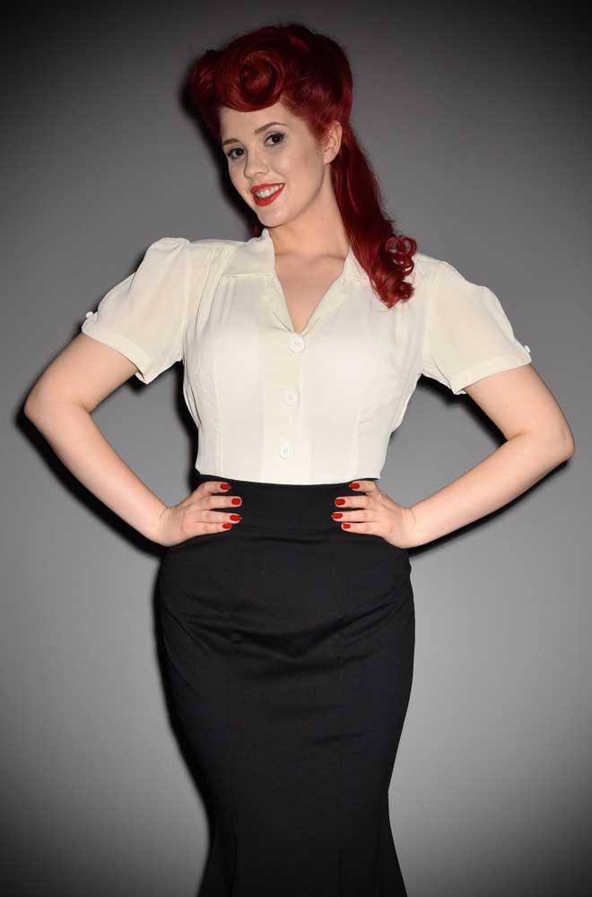 Cream Grace Blouse image 0