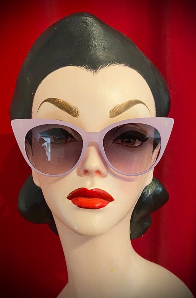 Lilac Nancy Sunglasses image 0