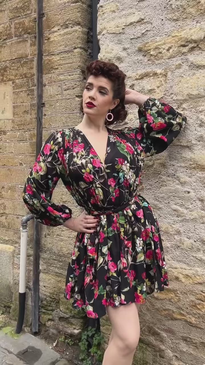Tropical Bloom Claudina Dress