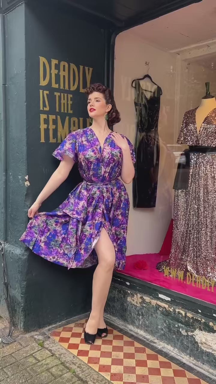 Violet Bloom Claudia Dress