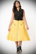 The Oakley Swing Skirt is a fun Western-inspired swing skirt. Ideal to dress up or down! Giddy up cowgirl! UK stockists of Unique Vintage.