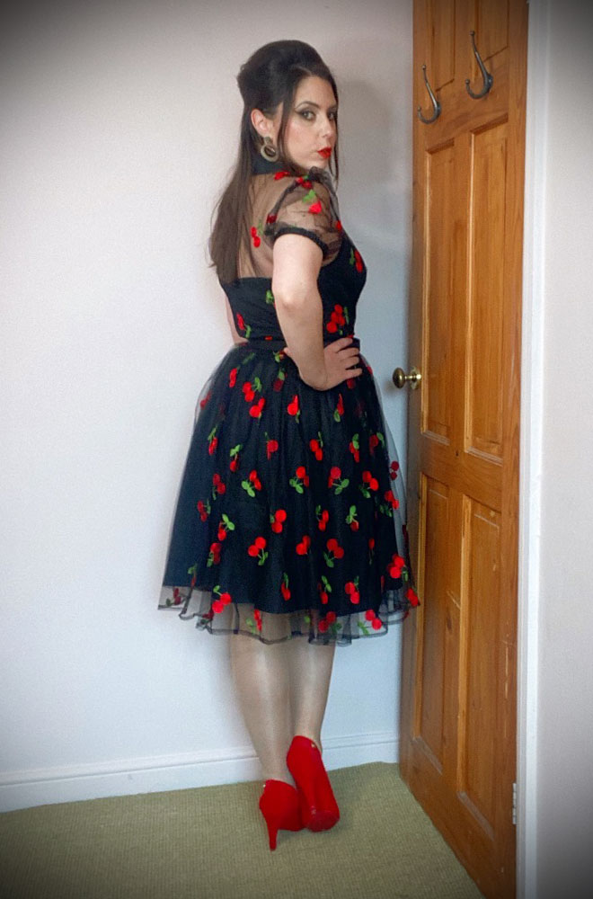 Sweet Cherry Swing Dress - This dress is cute and sassy at the same time. We adore the slight 60s feel of this chic dress by Unique Vintage.