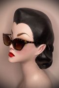 Vintage-style Tortoiseshell Harper Sunglasses at Deadly is the Female. Effortlessly add some sassy, pinup glamour to your day!