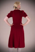 Burgundy Knit Dress by Emmy Design is a beautiful 1930s-inspired knitted dress. DeadlyistheFemale.com are official UK stockists of Emmy Design Sweden.
